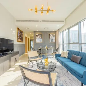 Nouveau Art Deco 3br With Burj & Canal Views شقة دبي